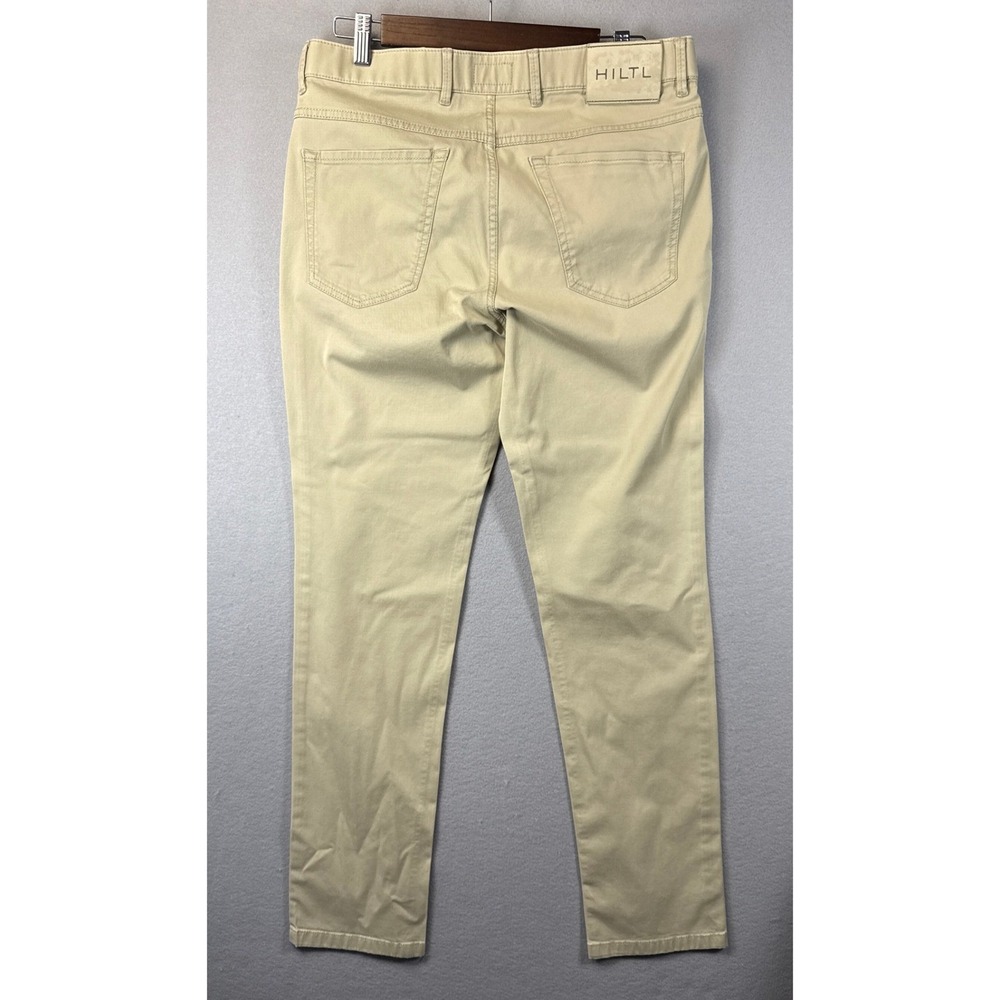 Hiltl Chino Pants Seth 41380 Casual Cotton Blend 5 Pocket Trousers Men 33x32 EUC - Picture 9 of 13